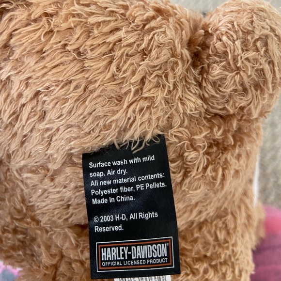 Harley Davidson Stuffed Animal - Teddy Bear with Hartley T-Shirt - Picture 5 of 9